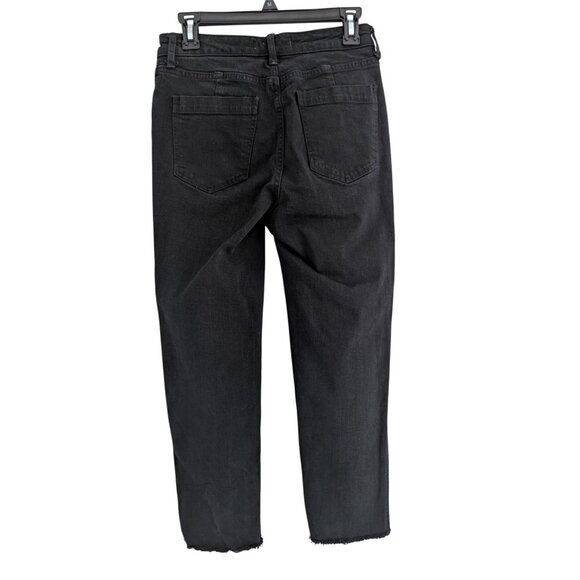 Free People We The Free CRVY Black Straight Leg Denim Jeans Size 6 - Picture 2 of 8